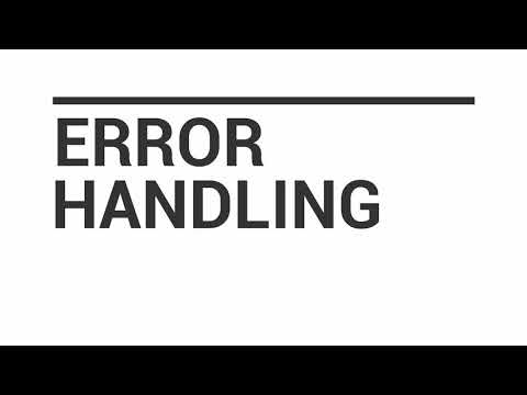 node api references & error handling