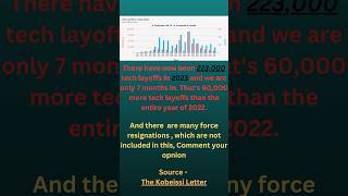 Did you know total Tech layoffs in just 7 months of 2023 ?