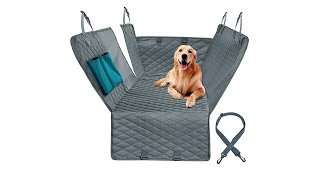 Waterproof Dog Hammock Car Seat Cover.