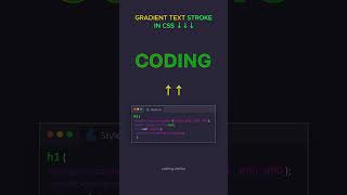 Gradient Text Stroke In CSS ✨ #css3