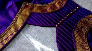 Paithani sarre blouse back neck design || Latest blouse design || model blouse design