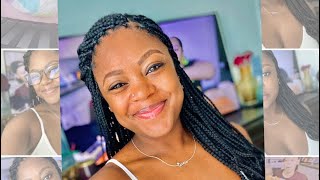 Braiding my own hair ! | RastAfriBraid | BEST hair I’ve tried!