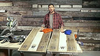 How to Make Barnwood Cornhole Boards - DIY Network