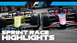 F2 Sprint Race Highlights | 2025 Hungarian Grand Prix