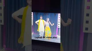 Laptop 4K video play