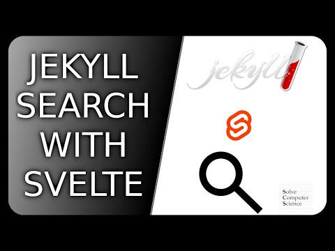 Jekyll search with Svelte