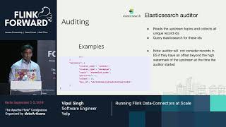 Running Flink Data-Connectors at Scale - Vipul Singh