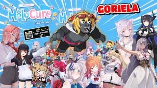 All Hololive JP EN And ID Members Reaction To Goriela Holocure Hololive【ENG SUB】