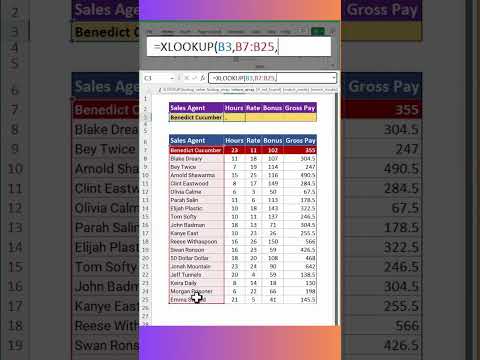 MS-Excel | excel-tricks-xlookup-formula return to multiple columns & rows  #trickshots #ms_excel