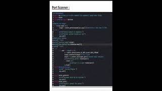 Port scanner | IT Learning.