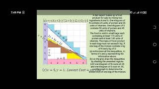 KCSE maths past papers on Linear Programming 