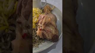 Lamshang and rice with juicy sauce