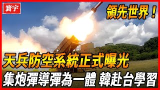 【台灣近衛防空世界領先】天兵防空系統正式曝光！集炮彈導彈為一體，徹底覆蓋中高低所有防空，韓國連夜赴台學習！#台灣#軍武