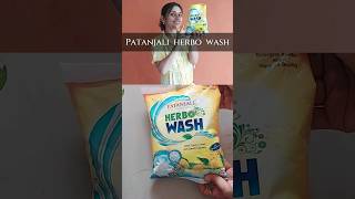 Patanjali Herbo Wash Detergent Powder Review #tryit #review #patanjali #patanjaliherbowash