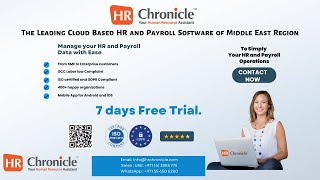 HR Chronicle | Why UAE & KSA & GCC Businesses Choose Our Cloud HR Software