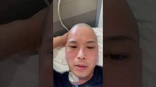 弟から骨髄移植を受けます。