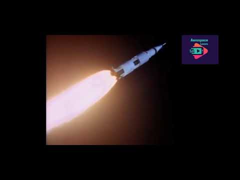 Saturn V Rocket Launch: Apollo program and First steps on the Moon