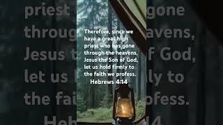 HEBREWS 4:14 #jesuslovesyou #jesusreigns #bibleverse #jesuslovesministry #prayer