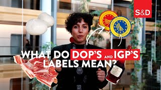 What do DOP's and IGP's labels mean?