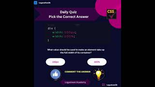 Daily CSS Quiz: Mastering Full-Width Containers | Expand Your CSS Knowledge! 🧠💻 #coding #frontend
