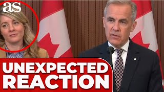 Ministry of Industry’s VIRAL REACTION when journalist asks MARK CARNEY ABOUT TRUMP