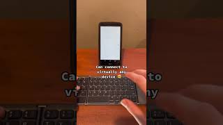 Keepin if short n sweet 🤝📲 #portablekeyboard #keyboard #bluetoothkeyboard #fyp