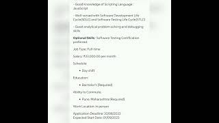 Software Testing#fresher #experienced #youtubeshorts #getemployed #softwaretestingjobs #qajobs