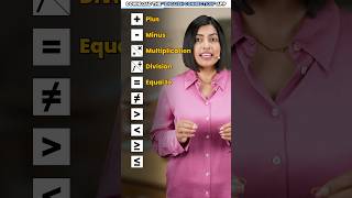 Math Symbols in English ✅ | Learn Essential Mathematical Signs | Kanchan English Connection #shorts