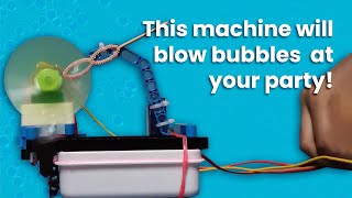 How to Make a Bubble Machine at Home | Soap Bubbles | Automatic Bubble Maker