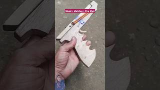 🔥 DIY Slingshot Gun Build 🪵 #shorts