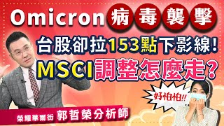 2021.11.29 郭哲榮分析師【Omicron病毒襲擊  台股卻拉153點下影線!  MSCI調整怎麼走?】 (無廣告。有字幕版)