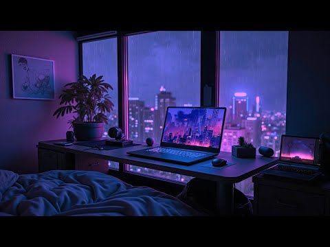 Lofi Hip Hop Beats 💻 Relaxing Lo-fi Chill Tracks with Rain sounds | For Study, Sleep, or Relaxation