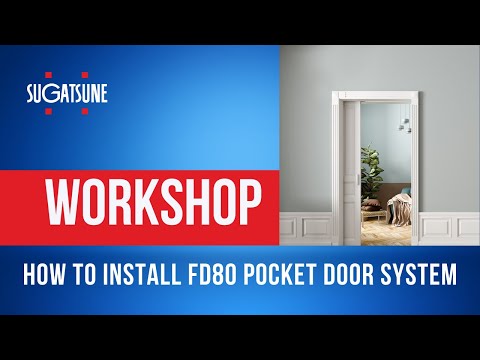 Don't destroy a wall again! FD80 Pocket Door System