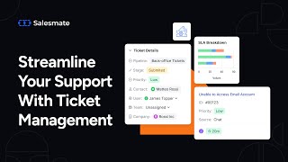 Streamline Your Support: Ticket Management in Salesmate CRM