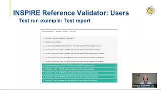 Starter kit on ETF and INSPIRE Reference Validator