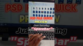 😳PSD file Preview Just Entering "SpaceBar" 😱 #shorts #computertips #tipsandtricks #pctricks