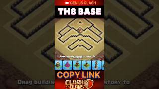 Town Hall 8 War/Cwl Bases #clashofclans #th8 #baselink