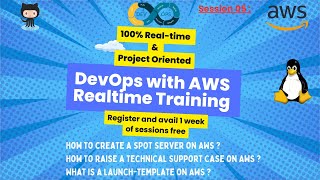 Devops With AWS Realtime Training| S05| How To Raise a Case with AWS Support|Cost Savings on AWS EC2