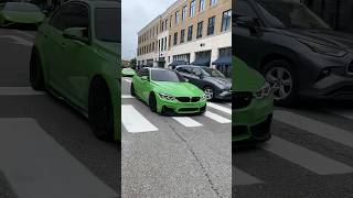 Which green machine are you taking? #BMWM3 #Lamborghini #Huracan #Cars #shorts #carshorts #viral