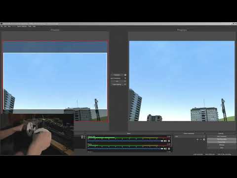controlling a virtual camera with real wheels - demo 1