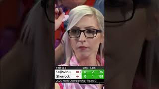 Sherrock's insane 131 at the World Darts Championship #shorts #darts #women