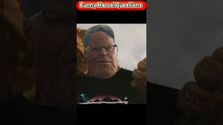 Comedy and funny Marvel Questions #shorts