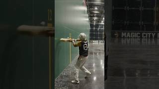 CLEAN catch off the serve + AMAZING drop shot defense by Nicolas💨👏 #jaialai #battlecourt