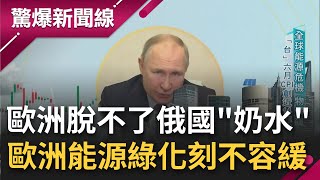 普丁"挾能源以令歐洲"? 天然氣管線北溪二號停用 再傳俄國以維修藉口減量北溪一號40%能源 歐洲耗費大量資金目標轉向"綠能時代"│呂惠敏主持│【驚爆新聞線  完整版】20220710│三立新聞台
