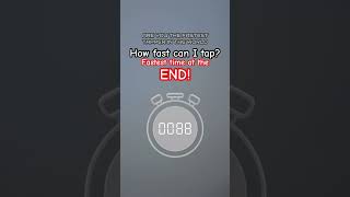 Fastest time at the end! #watchtilltheend #stopwatch #shorts #fast