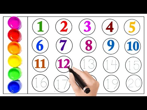 Learn to Counting 1 to 100 | 123 numbers | one two three, 1 से 100 तक गिनती, english kidz study tv