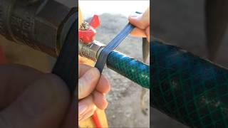 Great DIY Rubber Hose Clamp Idea #diy #tips #gardening #hacks