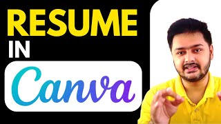 How To Edit Resume In Canva In Laptop | How To Make A FREE Resume Canva Resume Tutorial STEP BY STEP