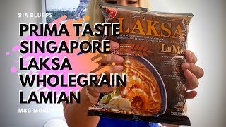 PRIMA TASTE SINGAPORE LAKSA WHOLEGRAIN LAMIAN Ramen Review!