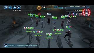 SWGOH Order 66 Raid. New Bad Batch, R5, post nerf. Max score!